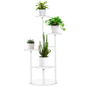 5 Tiered Plant Stand Multiple Flower Pot Holder Storage Organizer Outsunny