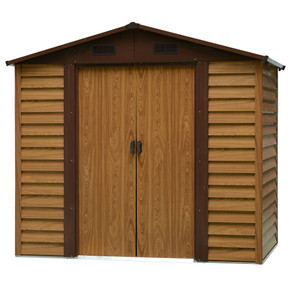  Garden Shed, 235.7Lx195.6Wx176.7-208.7H cm, Steel