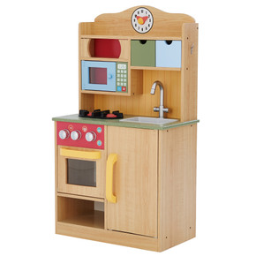 Wooden Kitchen Toy Kitchen With 5 Role Play Accessories