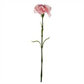 50cm Single Pink Carnation Artificial Flower