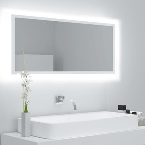 LED Bathroom Mirror 100x8.5x37 cm Acrylic