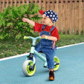 8" Baby Balance Bike w/ Adjustable Seat, Puncture-Free EVA Wheels - Green