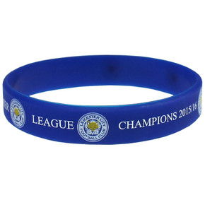 Leicester City FC Silicone Wristband Champions