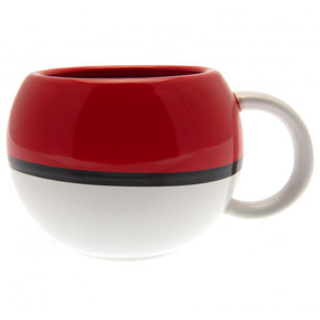 Pokemon 3D Mug Pokeball - Glazed Ceramic, Officially Licensed, 400ml Capacity, Detailed Design