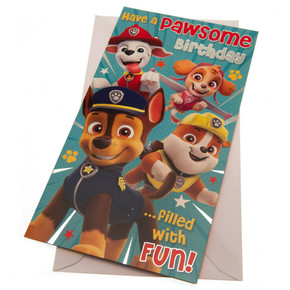 Paw Patrol Birthday Card