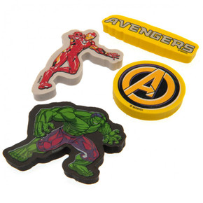 Marvel Comics 4pk Eraser Set