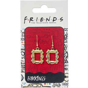 Friends Gold Plated Earrings Frame