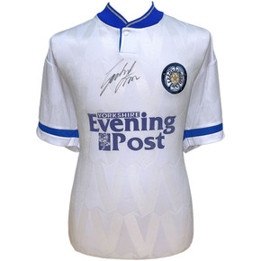 Leeds United FC 1992 Strachan Signed Shirt