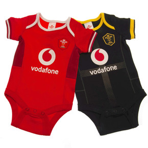 Wales RU 2 Pack Bodysuit 3/6 mths SP