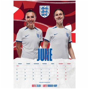 England Lionesses A3 Calendar 2024