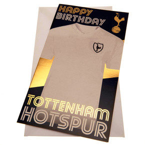 Tottenham Hotspur FC Birthday Card Retro