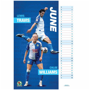 Blackburn Rovers FC A3 Calendar 2024