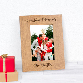 Christmas Memories Wood Picture Frame (6"" x 4"")