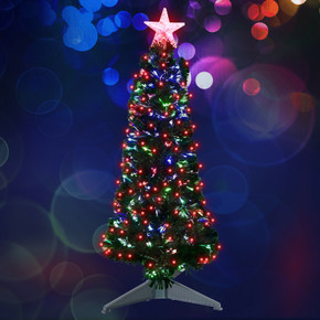 3FT GREEN PENCIL- SLIM LED Xmas Tree with 8 Functions