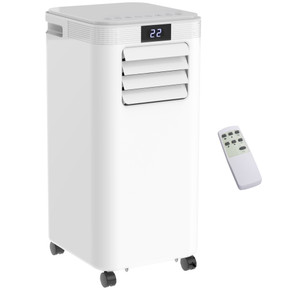 8000BTU Portable Air Conditioner 4 Modes LED Display Timer Home Office HOMCOM
