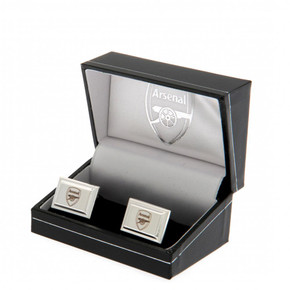 Arsenal FC Silver Plated Cufflinks