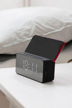 Akai Core Clock Alarm Bluetooth Speaker 3.5 Hours Black 10W