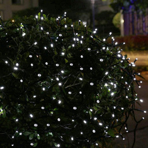 Planet Solar 200 White Outdoor String Solar Powered Water Resistant Fairy Lights 20m