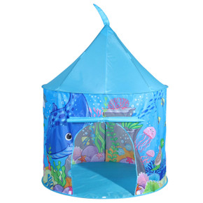 SOKA Ocean Play Tent Portable Foldable Blue Pop Up Garden Playhouse Tent