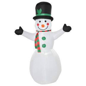  6.5ft Inflatable Snowman LED Christmas Xmas Air Blown  Outdoor Garden Decor