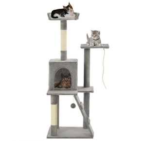 Cat Tree with Sisal Scratching Posts 120 cm