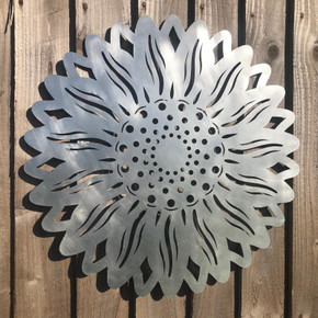 Garden Sunflower / Galvanised Steel Sunflower Sign Decoration