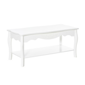 Coffee Table - White - 94Lx44Wx42H cm