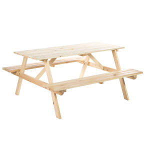 Outsunny 4-Seater Wooden Picnic Set-Fir Wood