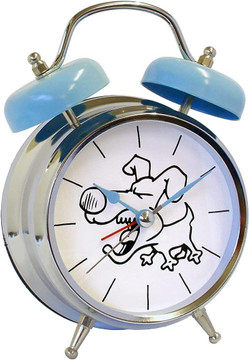 GTP Unisex Dog Barking Sounding Voice Double Bell Quartz Alarm Clock