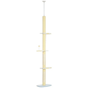 260cm Height Adjustable Floor-To-Ceiling Cat Tree