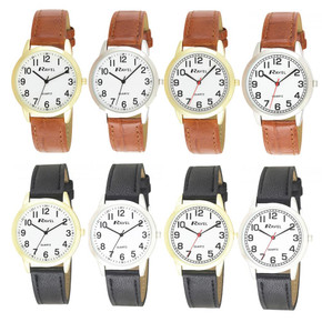 Ravel Men's Classic Leather Strap Watch
