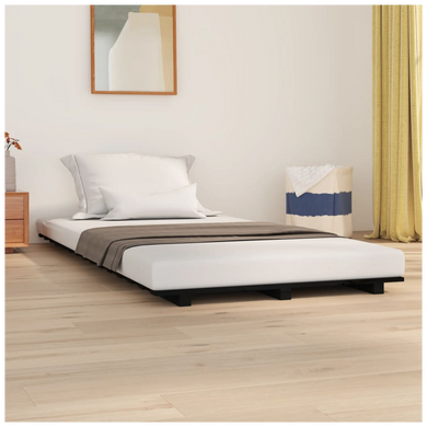 Bed Frame Black 100x200 cm