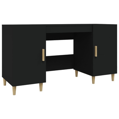 Desk Black 140x50x75cm