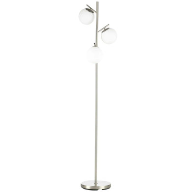 Contemporary Silver Floor Lamp