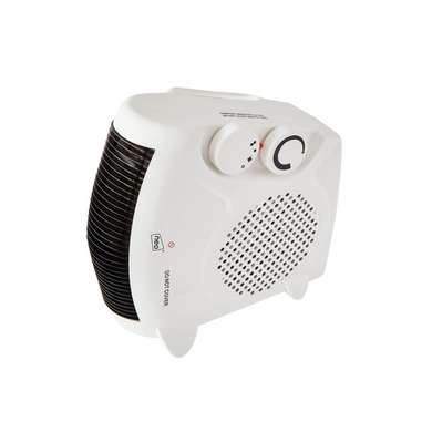 Neo White Electric Fan Heater 2000W Portable Floor or Upright