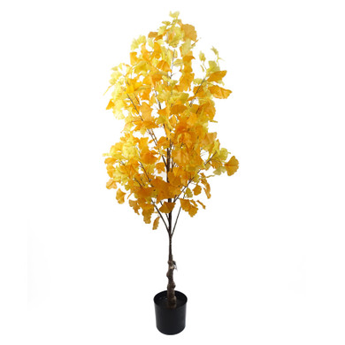 150cm Artificial Yellow Ginkgo Tree 510 Leaves