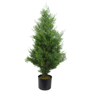 90cm Artificial Cypress Topiary