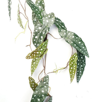 110cm Artificial Trailing Hanging Begonia Maculata Spotted Plant Realistic