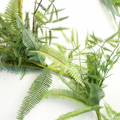 180cm Artificial Trailing Hanging Fern Garland Plant Realistic