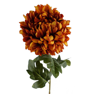 75cm Extra Large Reflex Chrysanthemum - Orange