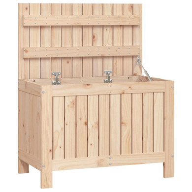 Garden Storage Box Solid Wood Pine