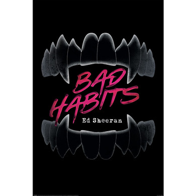 Ed Sheeran Poster Bad Habits 176