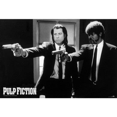 Pulp Fiction Poster Guns 154