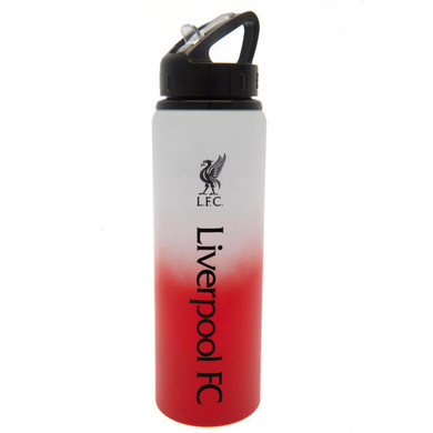 Liverpool FC Aluminium Drinks Bottle XL with Vibrant Fade Design and Liverbird Crest - Officially Licensed - 750ml Capacity