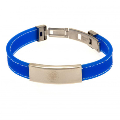 Leicester City FC Stitched Silicone Bracelet BL