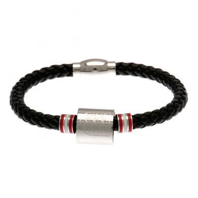 England FA Colour Ring Leather Bracelet