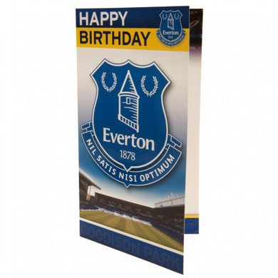 Everton FC Birthday Card