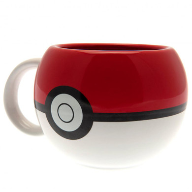 Pokemon 3D Mug Pokeball - Glazed Ceramic, Officially Licensed, 400ml Capacity, Detailed Design