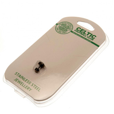 Celtic FC Black IP Stud Earring