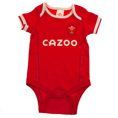 Wales RU 2 Pack Bodysuit 6-9 Mths PC